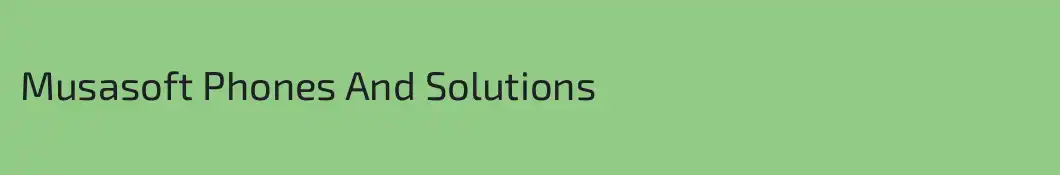 Musasoft Phones And Solutions